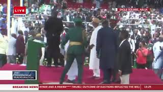 President Tinubu Escaped Att@ck On Stage. #tinubu #presidentialinauguration #nigeria