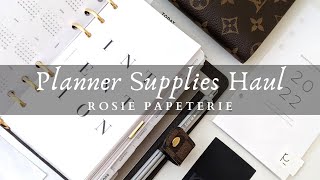 Planner Supplies Haul | Rosie Papeterie | New Goodies for My 2022 Planner Set Up