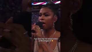 #cocojones kicked off #wwe #wrestlemania with a bang this year singing the national anthem 🔥