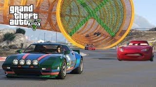 GTA STUNT RACES - I'M LIGHTING MCQUEEN !