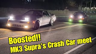 MK3 Supra's Crash Car Meet.(Doing pulls in Mexico)