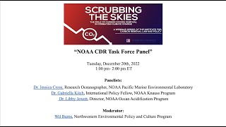 NOAA's CDR Task Force Panel Webinar