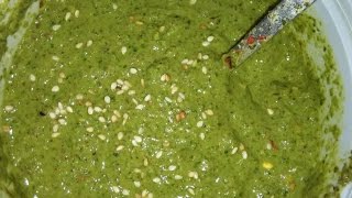 Green Sesamey Chutney / Til ki Chutney Recipe Homemade