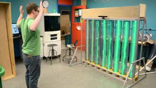 Interactive LED wall - Xbox Kinect