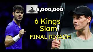 Jannik Sinner vs Carlos Alcaraz 6 kings Slam FINAL "WORTHLESS"