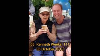 Top 10 OLDEST living men as of 04 November 2024