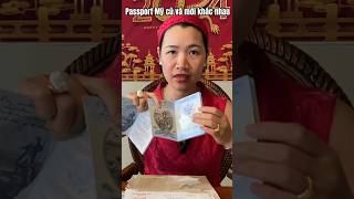 #shorts khác nhau giữa passport Mỹ cũ và mới #tranpinnockfamily