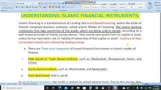 Lec #12|| Islamic banking products