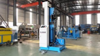 BLKMA brand Hydraulic duct seam closing machine,Vertical air duct zipping ,seam closing machine