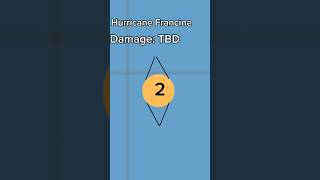 Hurricane Francine - short hurricane  stats #weather #tropicalcyclone