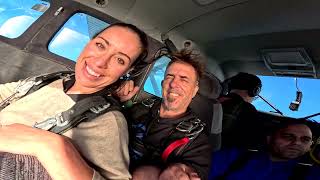 Isabel First Skydive! Tandem Jump from 10000 feet at iJump Gran Canaria