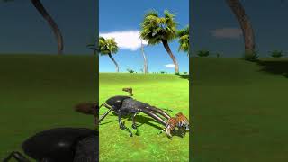 Jaws vs Claws Epic Showdown Between Giant Stag Beetle and Tiger Round 2