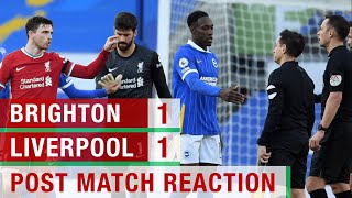 "VAR ROBS US AGAIN!" Brighton 1-1 Liverpool Fan Reaction #BRILIV