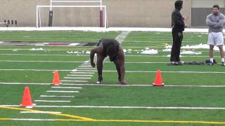 Fordham Pro Day Drills: Short Shuttle and 3-Cone