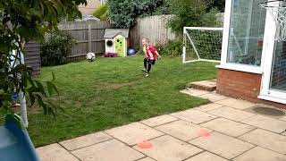 Typical afternoon. 1 on 1. Football. Soccer