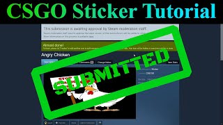 CSGO Sticker Tutorial Part6: Workshop Submission