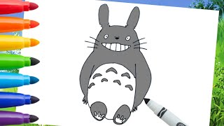 Drawing Totoro | Fun Simple Drawings