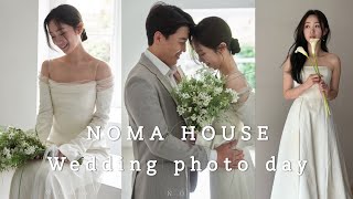 VLOG | 노마하우스 웨딩촬영 원데이 EP.1 👰🏻‍♀️🤵🏻‍♂️ | 셀프부케 | 노마하우스 드레스 | 케일라베넷 드레스 | 결혼준비 브이로그