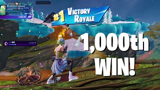 My 1,000th WIN 🎉 - 28 kill domination! | Fortnite Zero Build Highlights