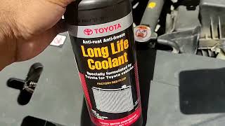 Coolant Top-up 🚰and Counterfeit Toyota Long Life Coolant 🛑 | AGS Battery Tonic 🔥|