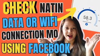 CHECK YOUR DATA CONNECTION OR WIFI USING FACEBOOK APPLICATION | Sarah Jane Semic