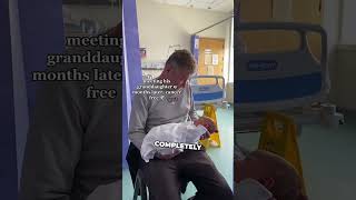 Dad with cancer got to see his newborn granddaughter ❤️ #shorts #shortsvideo #shortsfeed