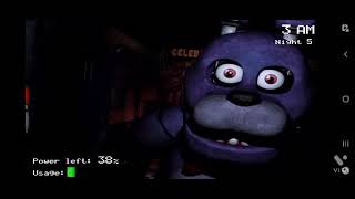 fnaf 1 night 5 retarder freddy