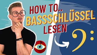 Der BASSSCHLÜSSEL - so erkennst du JEDE Note! - Noten lesen lernen (inkl. MERKSÄTZE)