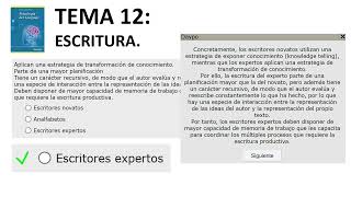 Lenguaje UNED - Tema 12, Preguntas