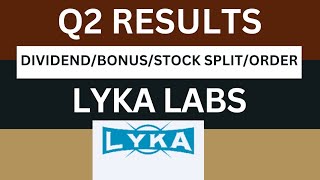 Lyka labs Q2 Results 2025 | lyka labs Results Today | lyka labs Share Latest News