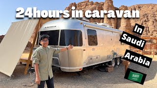 Part-3 | 24 HOURS in Caravan in SAUDI ARABIA | Harrat viewpoint | AL ULA | Trip Brothers Malayalam