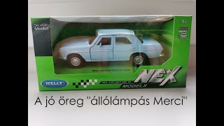 Unboxing: Welly (1:34) - Mercedes-Benz 220 (HUN)