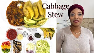 How To Make An Authentic Ghanaian Cabbage Stew With Boiled Plantain