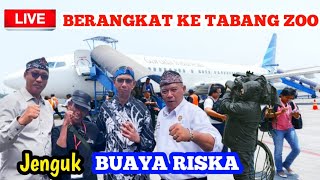 AKHIRNYA‼️BAPAK AMBO JENGUK BUAYA RISKA KE TABANG ZOO❓