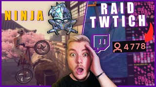 On me RAID sur Twitch et je diamant ma 1ère Ninja (Trials Rising)