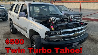 Tahoe Gets $500 Twin Turbo Kit!!