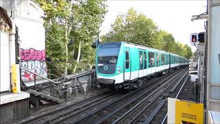 Métro de Paris - ligne 2 (rames MF01) - La Chapelle / Jaurès - juillet 2018