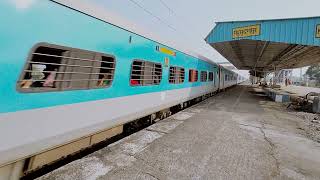 Honking HWH  WAP-7!!12023 Hawrah Patna Jansatabdi sf Exp.flat-130 kmph