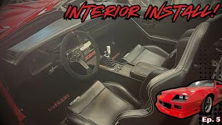 Interior Install and Paint Work! 1991 Camaro Z28 -Ep.5