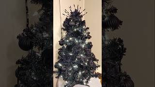 Black on black Christmas tree??