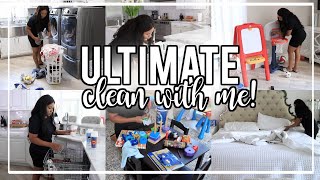 Ultimate Clean With Me | Kitchen, Play Room + Bedroom | HUGE LG GIVEAWAY!