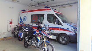 Prezentacja Motoambulansu z WSPR Zielona Góra