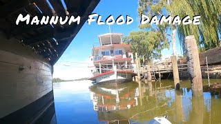 Murray River Flood Damage at Mannum. We check out Wellington & Kayak at Mannum