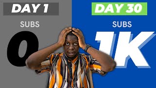 5 TIPS  - How I Got 1000 Subscribers On Youtube in 1 Month (Nigerian Youtuber)