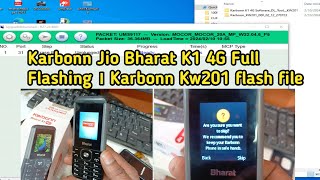 Karbonn Jio Bharat K1 4G Full Flashing ।। Karbonn Kw201 flash file.