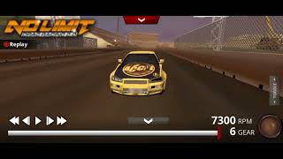 No limit drag racing 2.0 v2.0.3 Twin Turbo 2001 Nissan Skyline R34 ⅛ @3.464 et