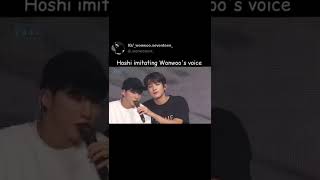 96 line moment vs vernon's voice #seventeen #wonwoo #hoshi #vernon