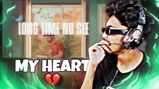 TAIMOUR BAIG LONG TIME NO SEE REACTION - ft. URAAN | Prod. Raffey Anwar (Official Lyrical Video) |