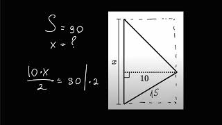 Приклад: знаходження невідомої сторони трикутника  | Академія Хана