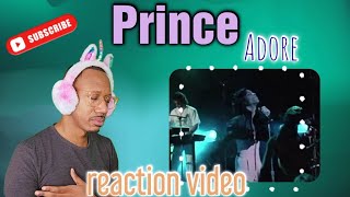 My Eyes got Wet! Prince "Adore" live 1987 (Legendado) REACTION Video